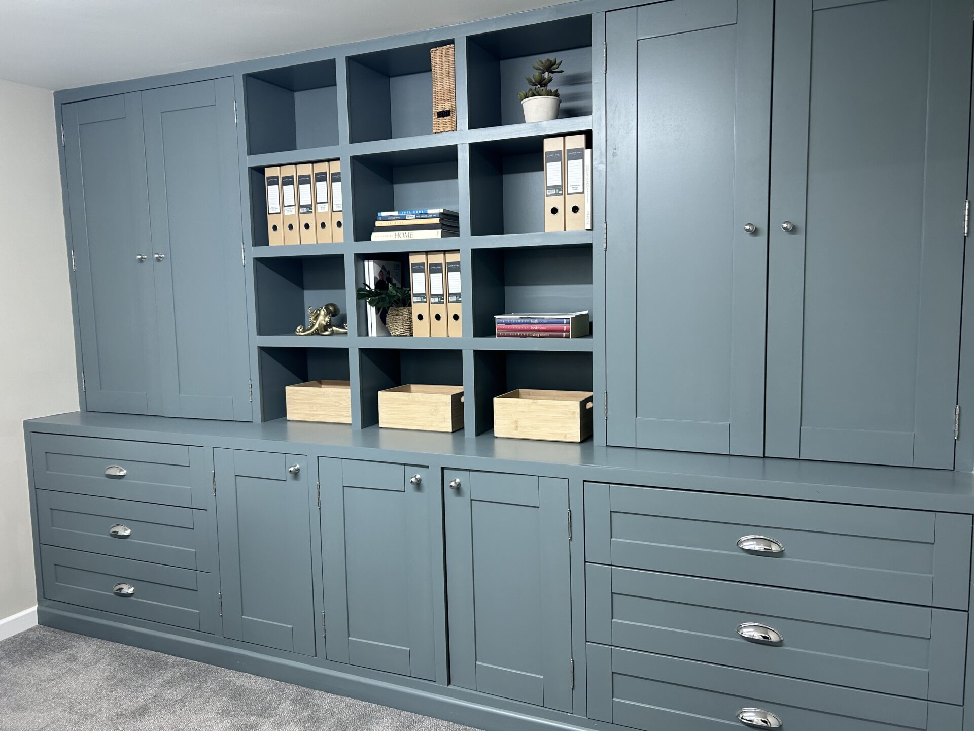 Bespoke Office Bookcase • Elegant Dwellings